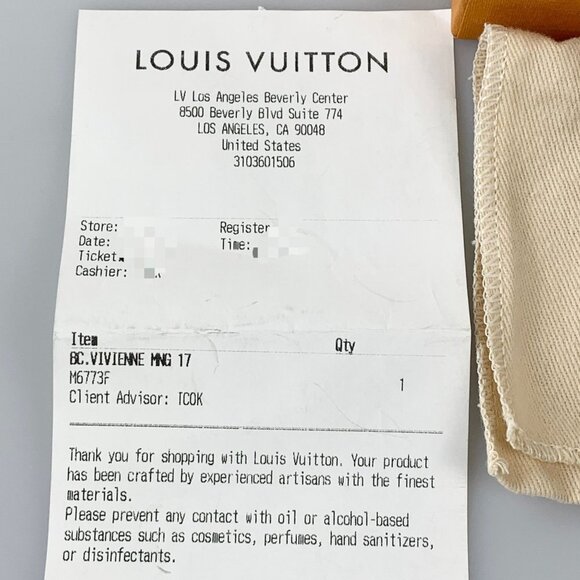 NIB Authentic Louis Vuitton Vivienne bracelet Size 17cm - Picture 8 of 10